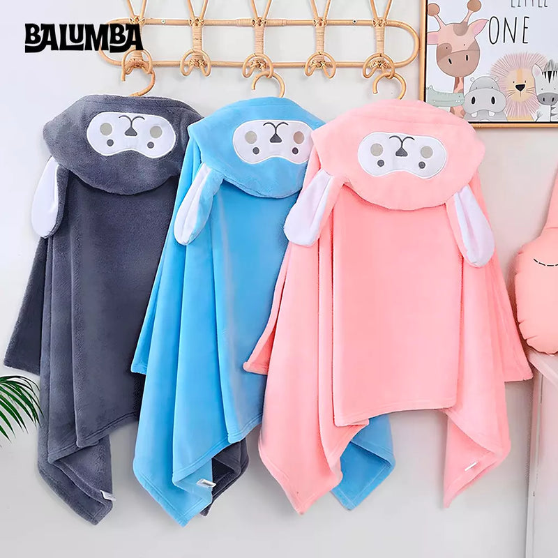 FluffyNest Hooded Robe Bath Towel