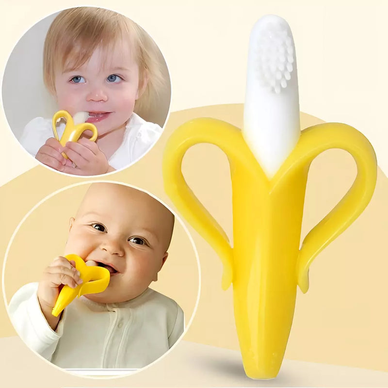 LittleBanana Baby Teether & Toothbrush (2 Pcs)
