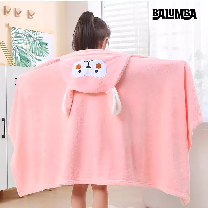 FluffyNest Hooded Robe Bath Towel
