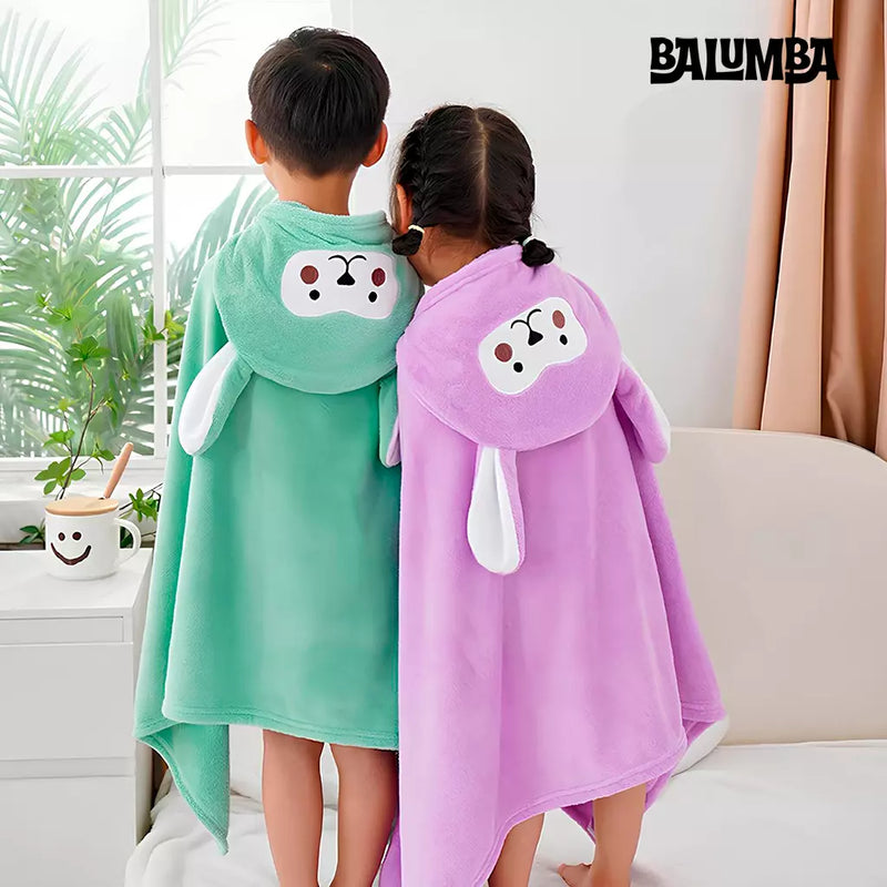 FluffyNest Hooded Robe Bath Towel