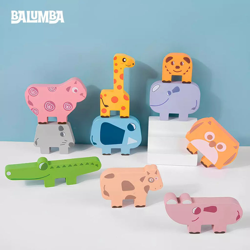 WobbleZoo Stacking Block Game