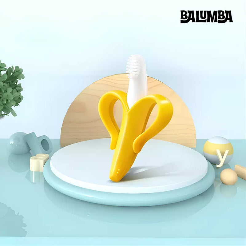 LittleBanana Baby Teether & Toothbrush (2 Pcs)