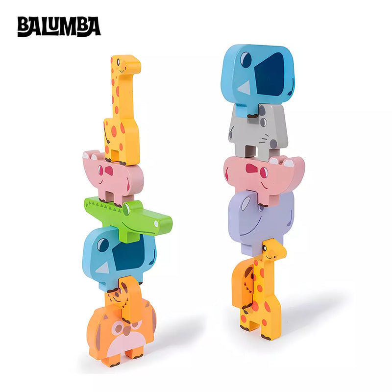 WobbleZoo Stacking Block Game