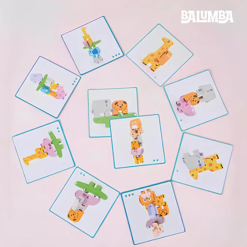 WobbleZoo Stacking Block Game