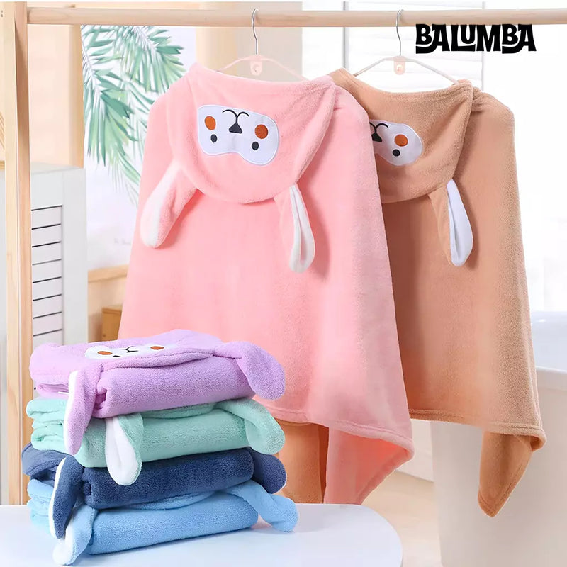 FluffyNest Hooded Robe Bath Towel