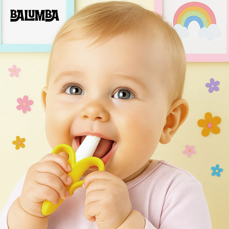 LittleBanana Baby Teether & Toothbrush (2 Pcs)