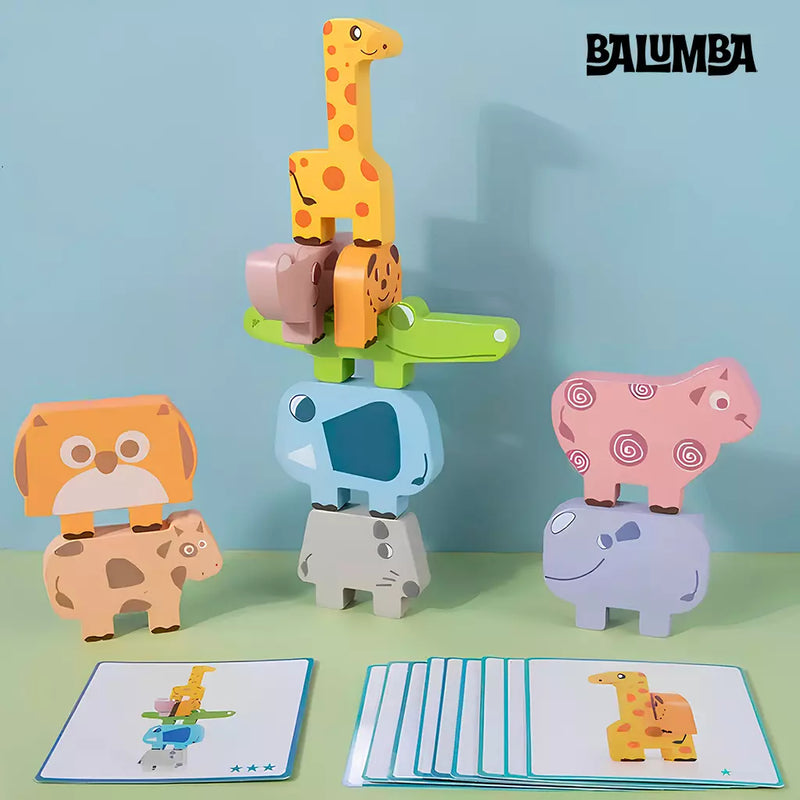 WobbleZoo Stacking Block Game