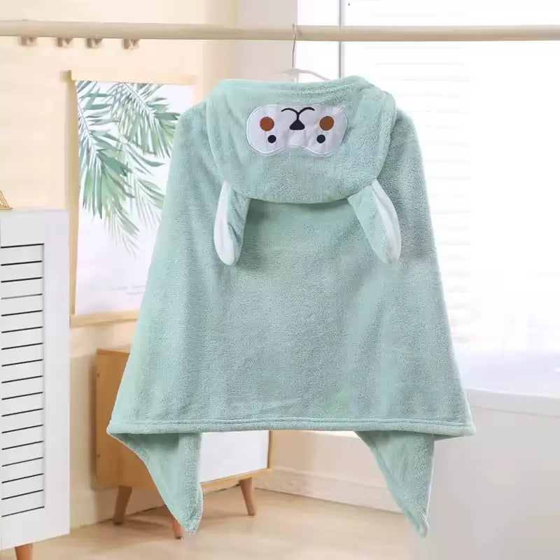 FluffyNest Hooded Robe Bath Towel
