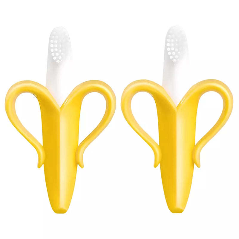LittleBanana Baby Teether & Toothbrush (2 Pcs)
